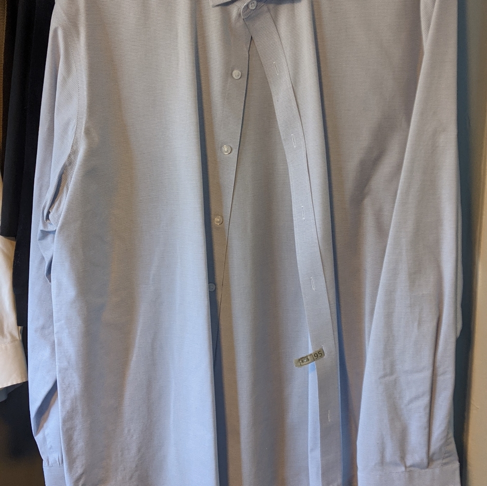 Blue/White Striped Button-Up by Old Navy